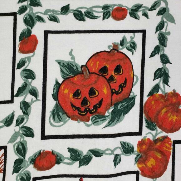 Vintage 90s Jason Maxwell Womens Sweatshirt Top Size Medium Halloween Patchwork - Picture 8 of 10